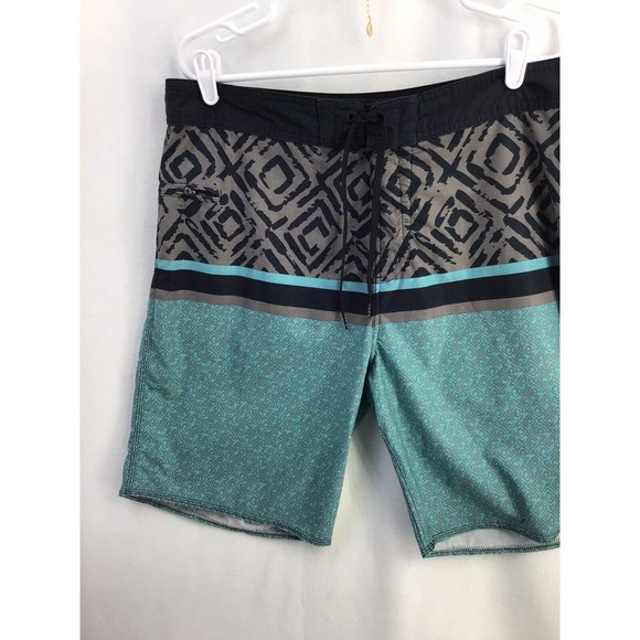 Lost Unfiltered Board Shorts Men's 36 Swim Trunks Blue Drawstring Pocket - Picture 6 of 11
